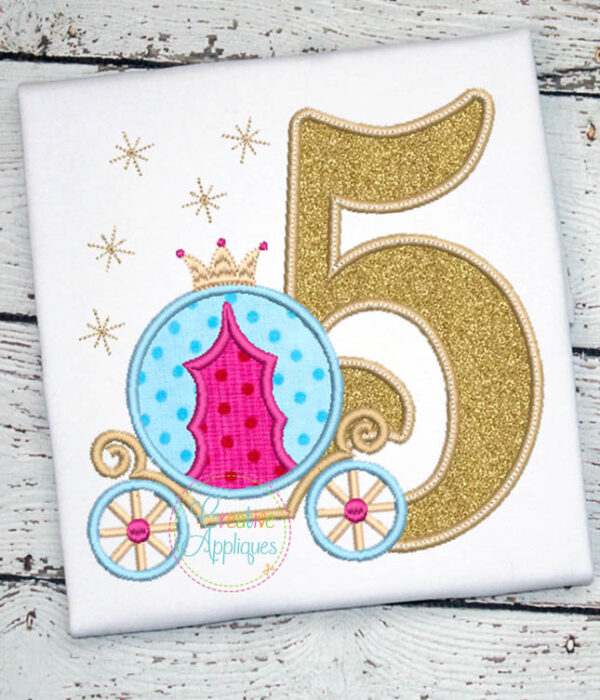 Princess Carriage 5 Applique