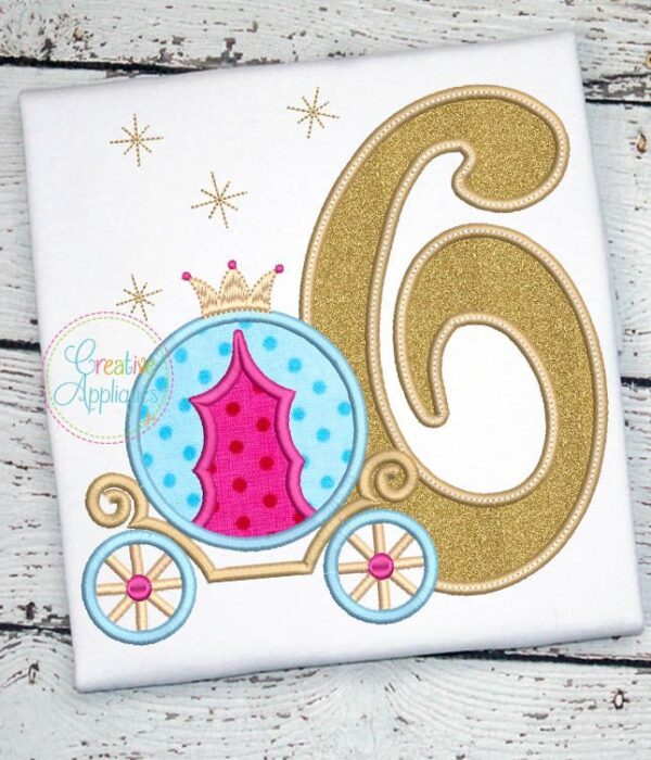 Princess Carriage 6 Applique