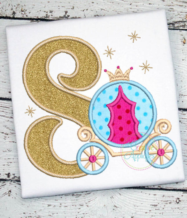 Princess Carriage 8 Applique