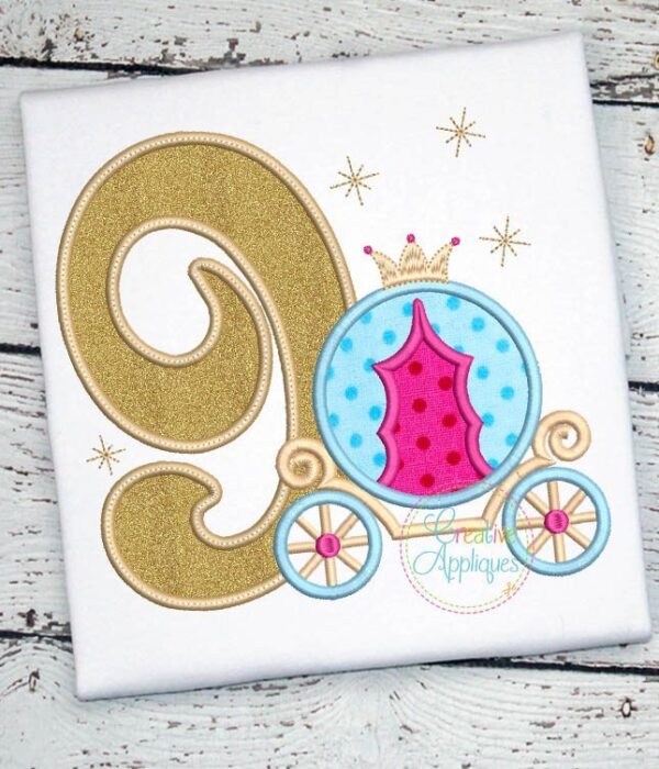 Princess Carriage 9 Applique