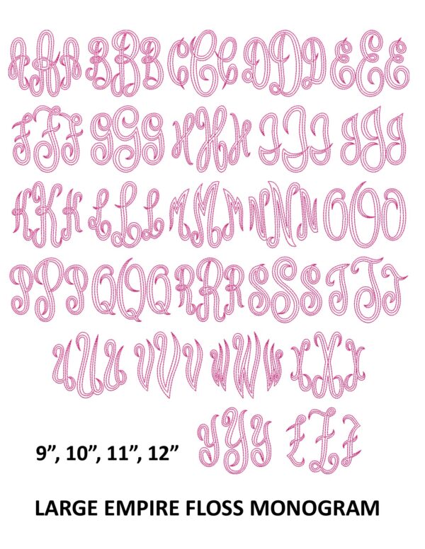 Empire Circle Floss Monogram LARGE - Image 3