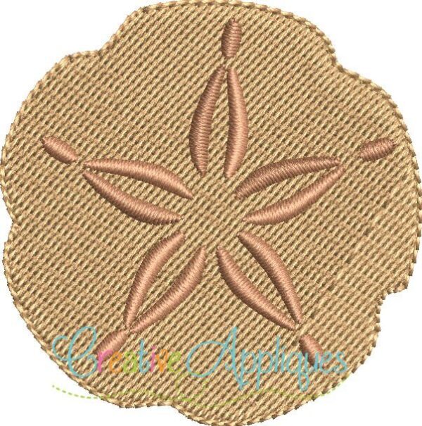 Sand Dollar Miniature Embroidery - Image 2