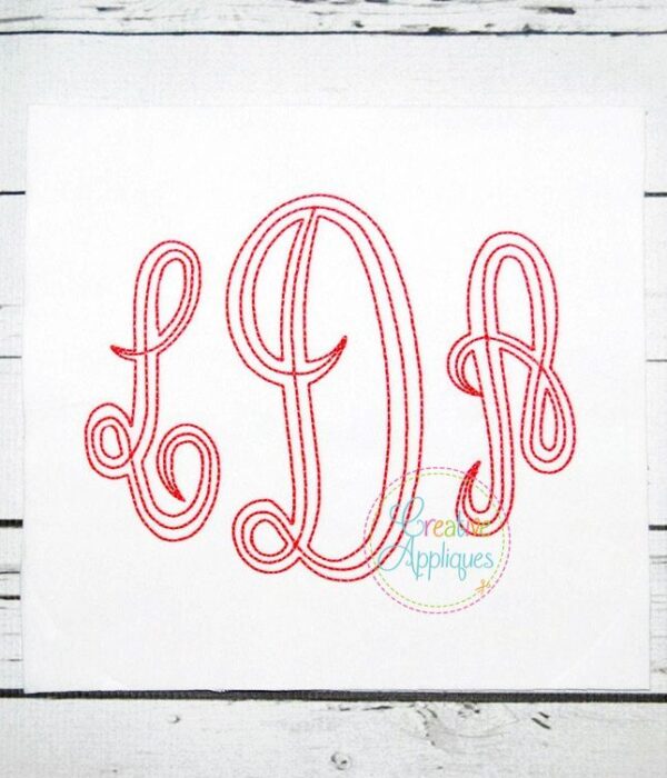 Empire Circle Floss Monogram MEDIUM