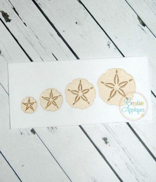 Sand Dollar Miniature Embroidery