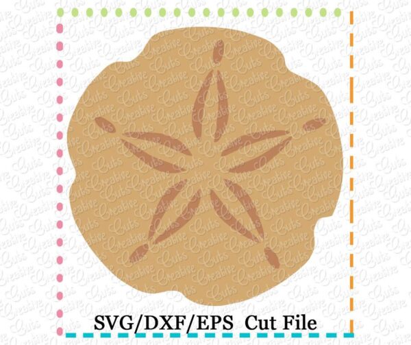 Sand Dollar Cutting File SVG DXF EPS