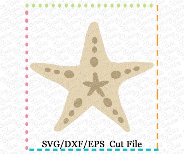 Starfish Cutting File SVG DXF EPS