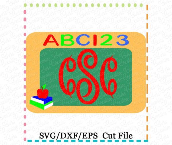 Chalkboard Cutting File SVG DXF EPS