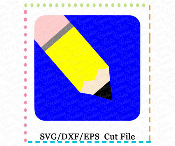 Pencil Box Cutting File SVG DXF EPS