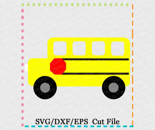 Bus Cutting File SVG DXF EPS