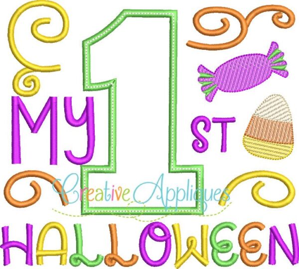 My 1st Halloween Embroidery - Image 2