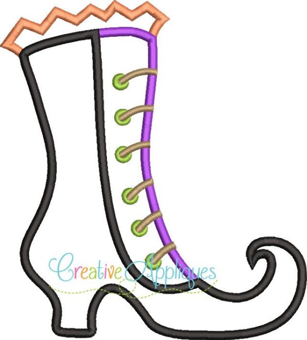 Witch Shoe Applique - Image 2