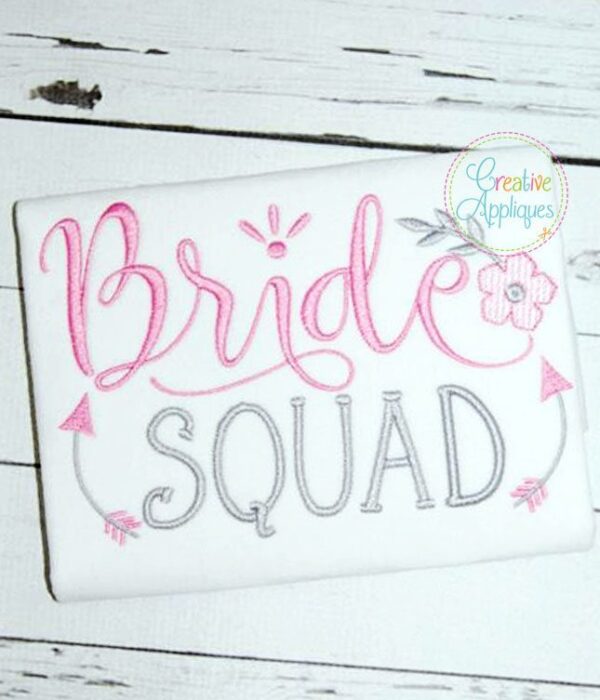 Bride Squad Embroidery