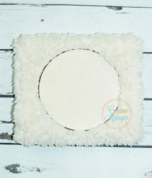 Embossed Circle Knock Down Frame Embroidery - Image 2