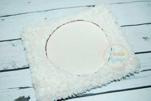 Embossed Circle Knock Down Frame Embroidery - Image 3