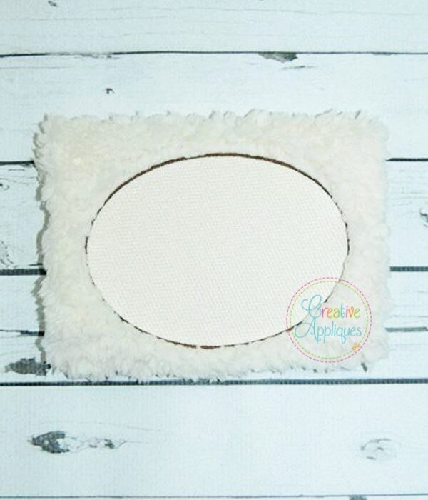 Embossed Oval Knock Down Frame Embroidery - Image 2