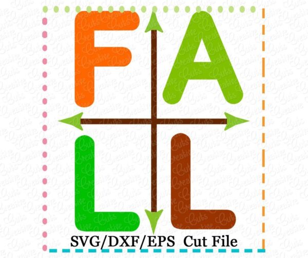 Fall Arrows Cutting File SVG DXF EPS