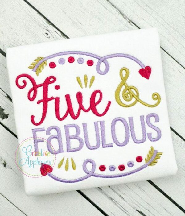 Five & Fabulous Embroidery