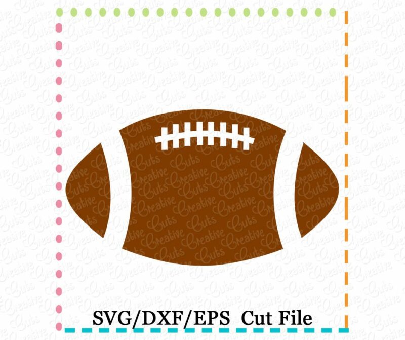 Football Cutting File SVG DXF EPS - Creative Appliques