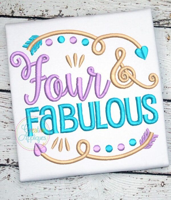 Four & Fabulous Embroidery