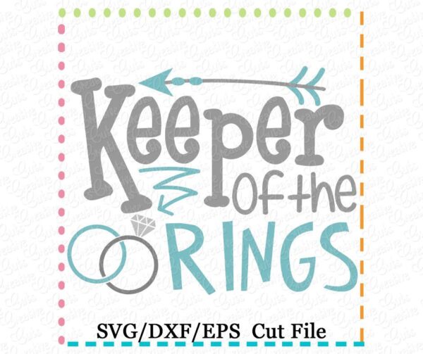 Keeper of the Rings Cutting File SVG DXF EPS