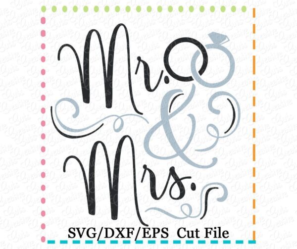 Mr and Mrs Cutting File SVG DXF EPS