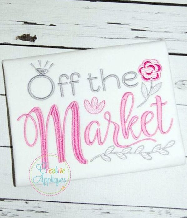 Off the Market Embroidery