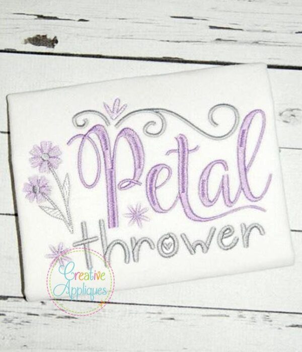 Petal Thrower Embroidery