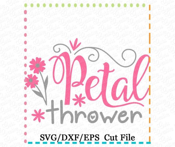 Petal Thrower Cutting File SVG DXF EPS