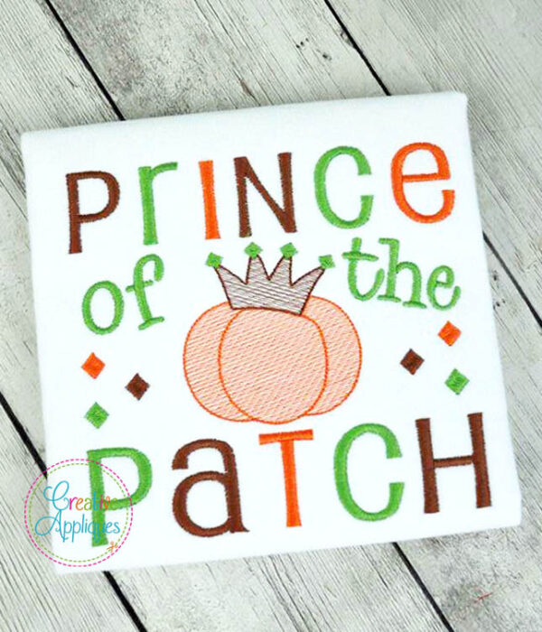 Prince of the Patch Embroidery