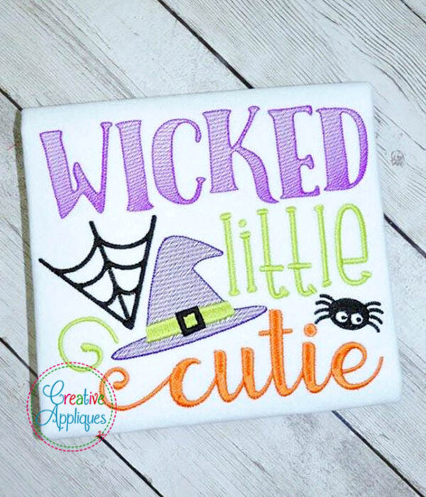 Wicked Little Cutie Embroidery