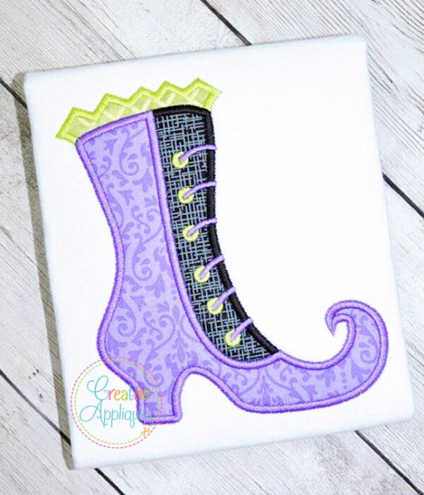 Witch Shoe Applique