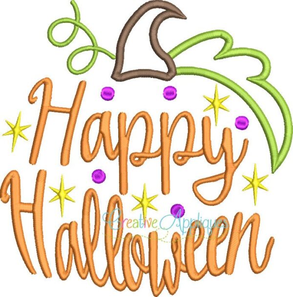 Happy Halloween Applique - Image 2