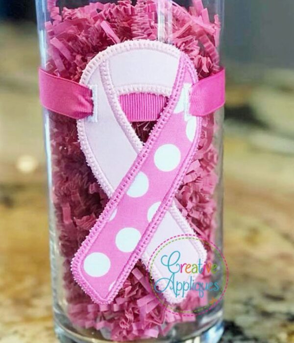 Awareness Ribbon Banner Charm In the Hoop