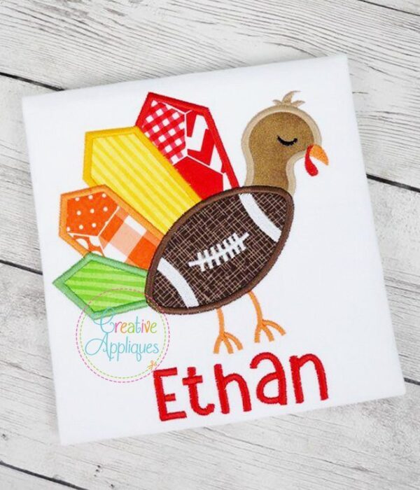 Football Turkey Applique