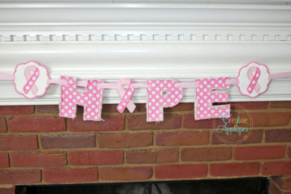 Frayed Block Banner Alphabet In The Hoop - Image 4