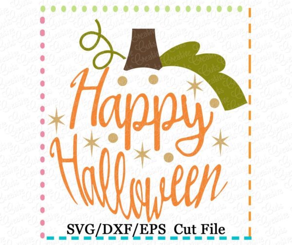 Happy Halloween Cutting File SVG DXF EPS