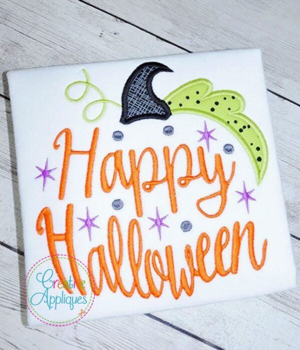 Happy Halloween Applique