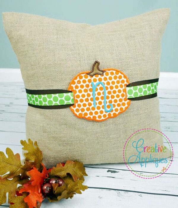 Pumpkin Banner Charm In the Hoop - Image 2