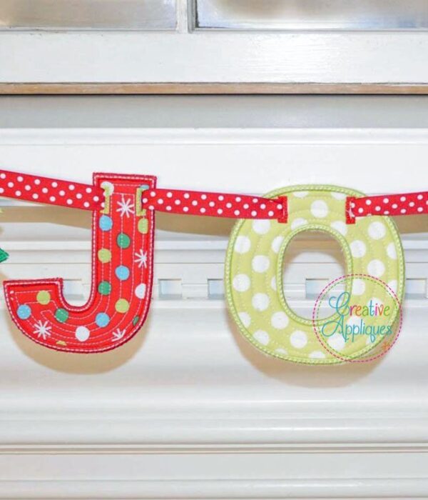 Satin Block Banner Alphabet Letters In The Hoop