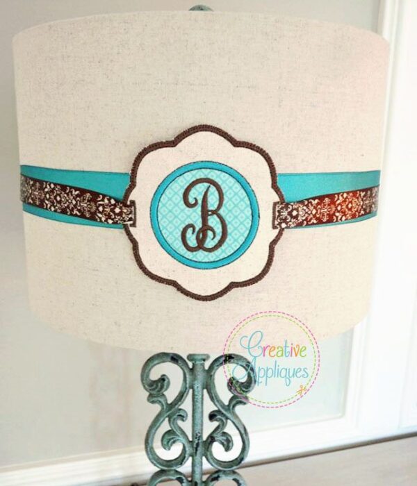 Scallop Monogram Banner Charm In the Hoop - Image 3