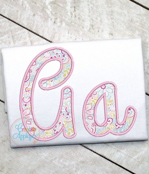 Sweets Applique Alphabet Letters-2.5" to 8" Small, Medium, Jumbo - Image 2