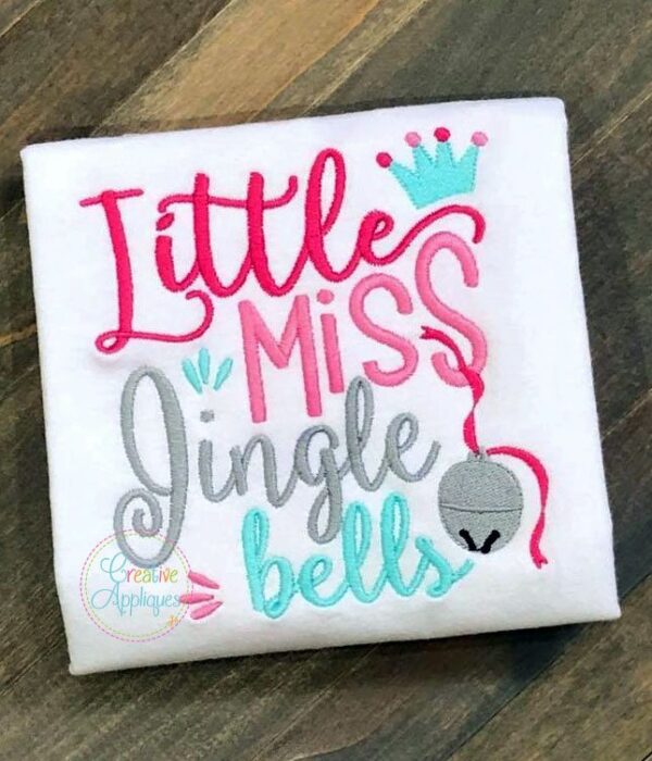 Little Miss Jingle Bells Embroidery