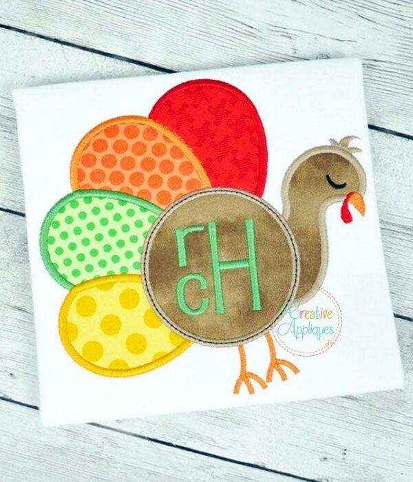 Monogram Turkey Applique