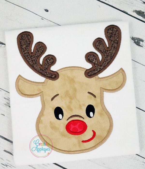 Reindeer Applique, Feltie + Miniature Embroidery Set - Image 5