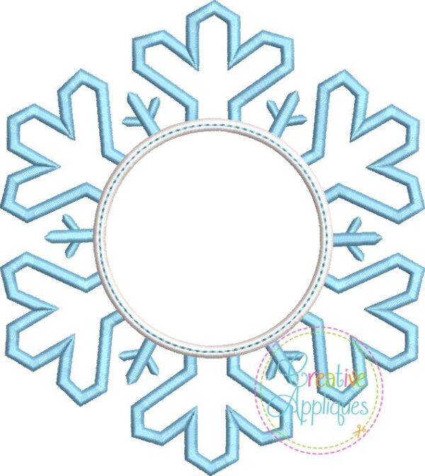 Snowflake Monogram Applique - Image 2