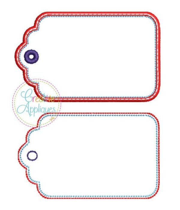 Blank Gift Tag In the Hoop - Image 2