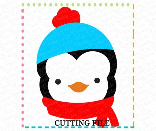 Penguin Cutting File SVG DXF EPS