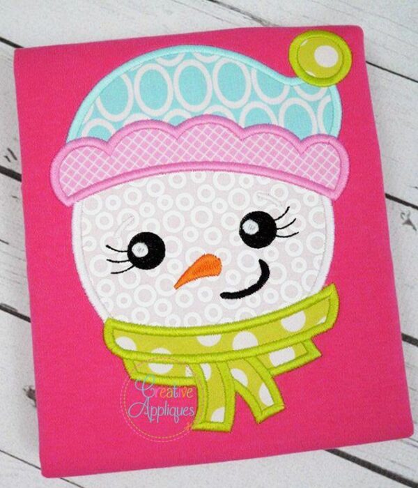 Snow Girl Applique