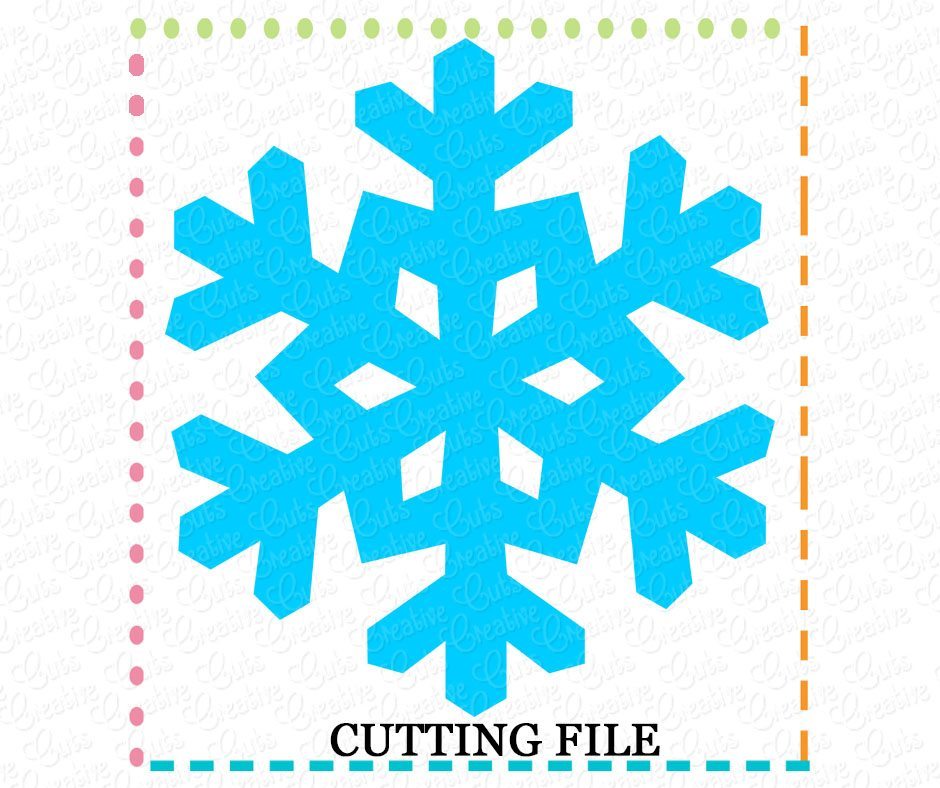 Download Snowflake Cutting File Svg Dxf Eps Creative Appliques