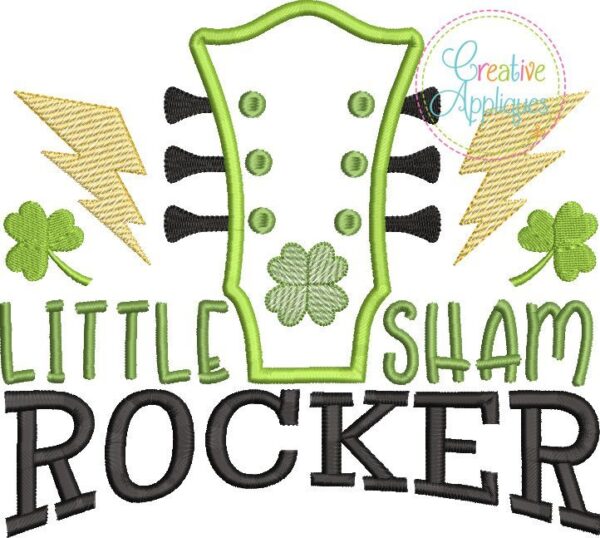 Little Sham Rocker Applique - Image 2